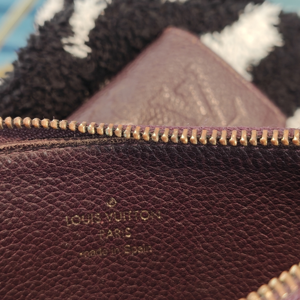 Louis Vuitton Dark Brown Embossed Wallet - Picture 10 of 14